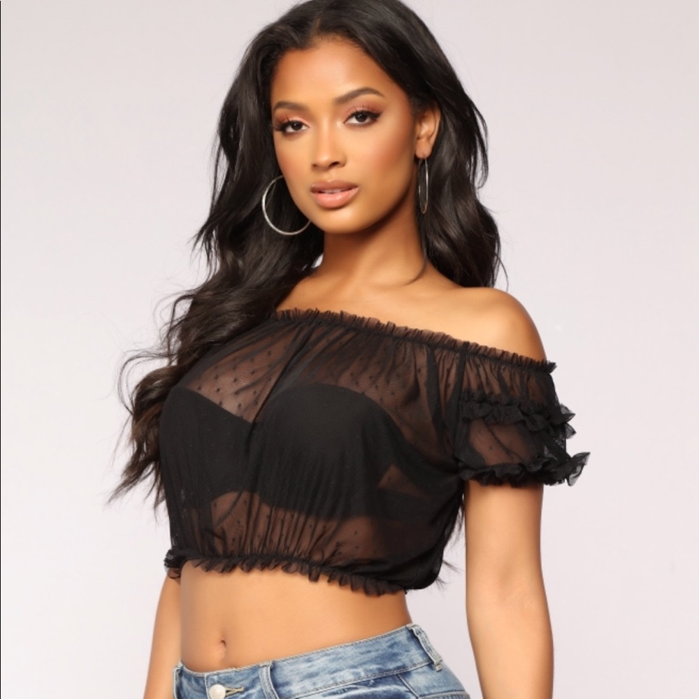 BLACK LACEY TOP ✨🔥